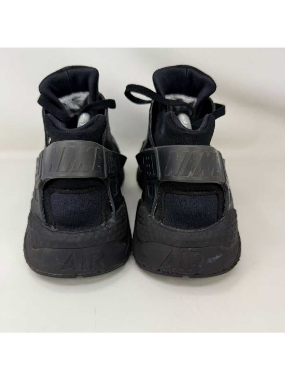 Nike Air Huarache Athletic Running Shoes Triple Black Men’s Size 999 - Picture 4 of 6